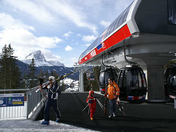 Skifahren auf dem Kronplatz