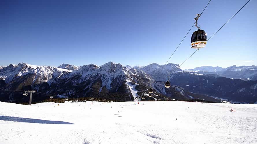 Skiing at the Kronplatz