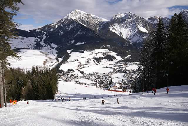 Skiing in San Vigilio di Marebbe