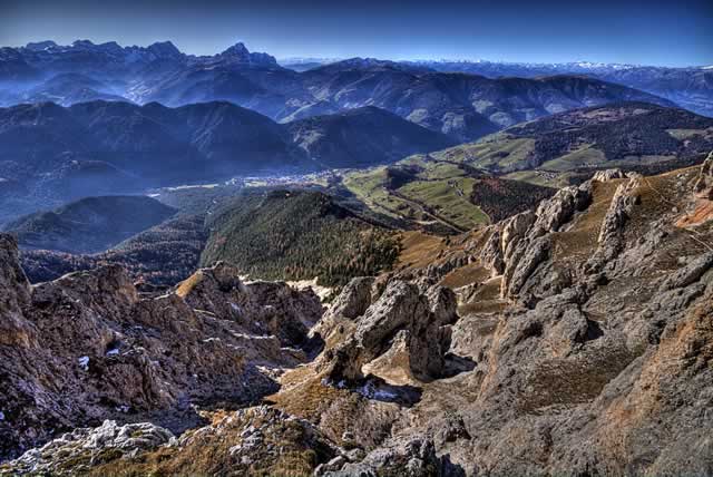 Piz da Peres verso San Vigilio