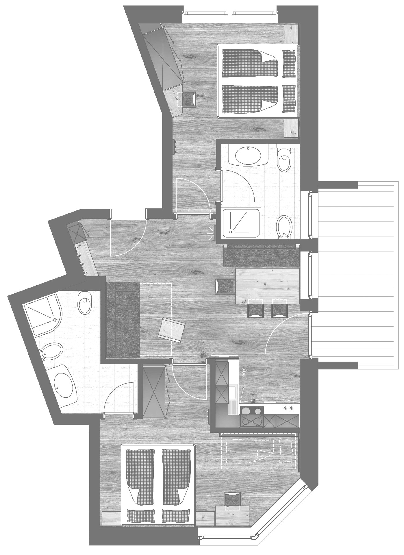 Apartment Comfort 2 Schlafzimmer