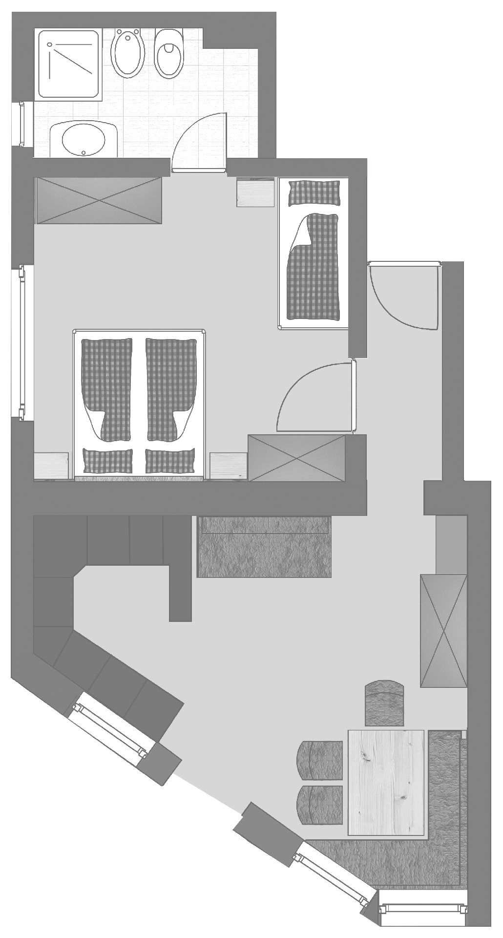 Apartment Garden Superior
