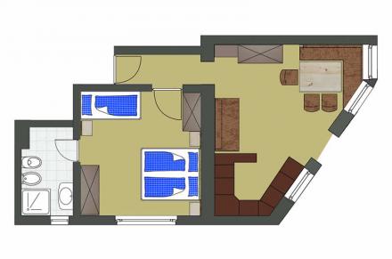 Piantina Appartamento Garden Comfort